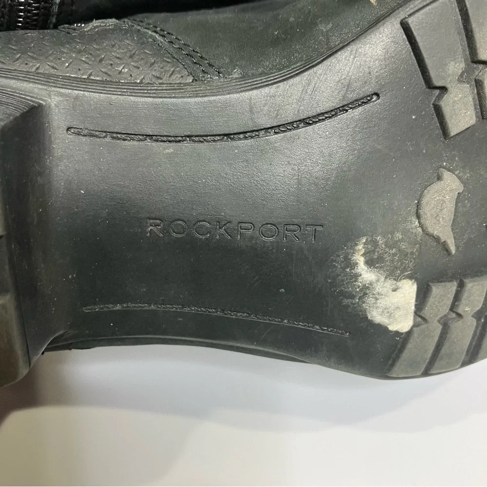 Rockport gratasha panel black‎ ankle boots size 8
